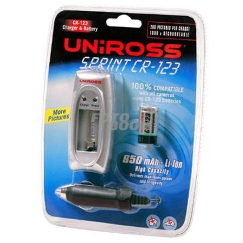 Chargeur Uniross Sprint CR 123