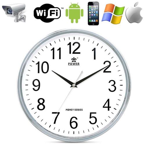 Horloge Caméra Espion Wifi Surveillance Point To Point Smartphone Android Iphone - YONIS