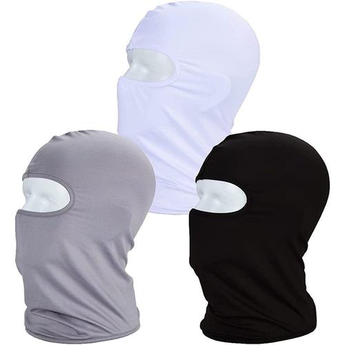 Pieces Balaclava Face Cover Ski Mask Motorcycle Mask Bicycle Face Mask Balaclavas Thin And Breathable Windproof Multifunctional For Men And Women Winter Summer