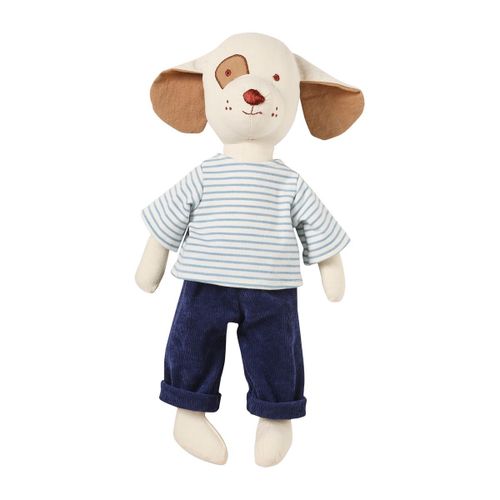 Doudou Peluche Chien Wouaouf Vertbaudet Jouet Bebe Poupee Animal Naissance Soft Toy Baby Dog