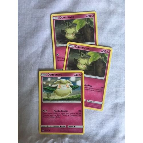 (2189) 3x Doudouvet Pokemon
