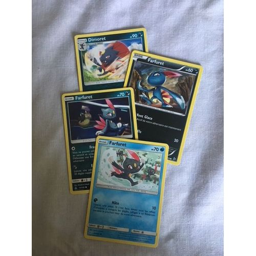 (590) 3x Farfuret + Dimoret Pokemon