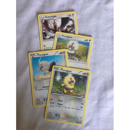 (536) 3x Furaiglon + Gueriaigle Pokemon