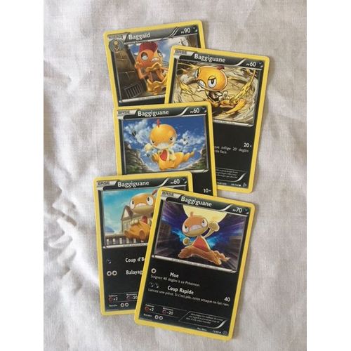 (773) 4x Baggiguane + Baggaïd Pokemon
