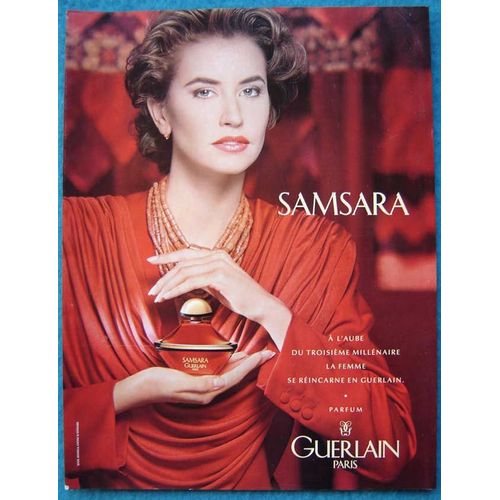 Publicité Papier - Parfum "Samsara" De Guerlain De 1989