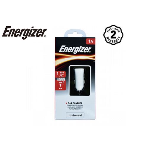 Chargeur Allume Cigare Energizer 1amp 1 Port - Blanc