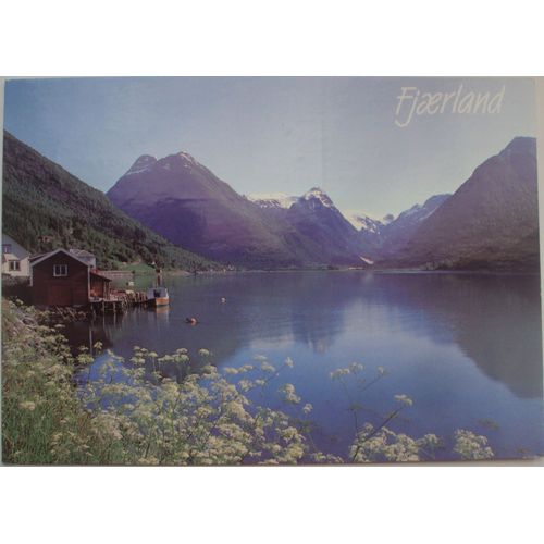 Norvège.. Fjaerland . Norway . Phot.Willy Haraldsen . Au Verso Timbre Norge 4.50 Frigjoringen 50a (1945-1995)