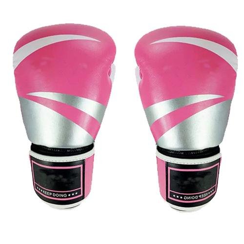 Gants De Boxe, Gants De Boxe Pour Enfants Adultes Hommes Femmes Gants De Boxe De Combat Boxe Thaïlandaise - Rose