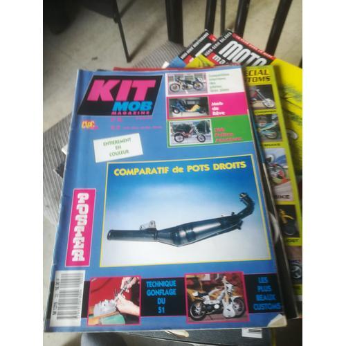 Kit Mob Magazine 22 De 1989 Little Mob,Dream Mob,Solex,Peugeot 103 Rcx,Proto Minarelli,Cucciolo 49,Honda Z50k,Menager