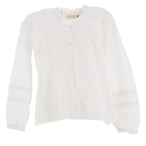 Chemise Manches Longues La Petite Etoile Bali Blanc Blouse Blanc