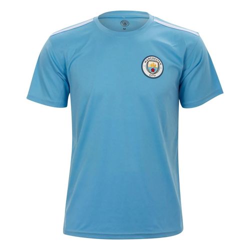 Maillot De Football Holiprom Tee Logo Man City Poly Bleu Ciel