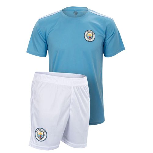 Maillot De Football Holiprom Kit Man City Tee Poly Bleu Ciel