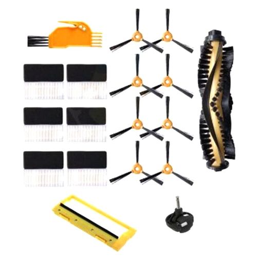18 pièces brosse latérale brosse principale cadre couverture roulette filtre pour ECOVACS DEEBOT 600 601 605 710 N79 N79S aspirateur Par pièce de rechange