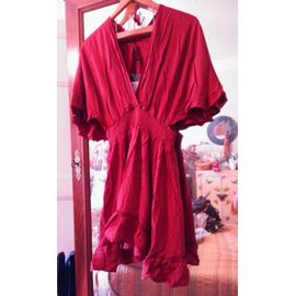 Robe Côtés Échancrés Marron 42 Xl Trendyol Neuve.
