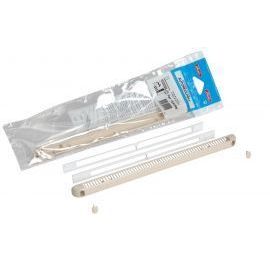 Kit simple entrée d'air réglable 30m³ + Cache vis + Vis NICOLL - Blanc - 1KVR130