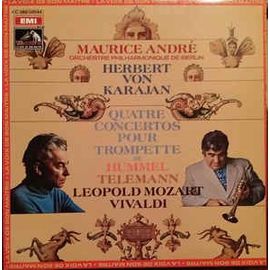 Hummel, Telemann*, Leopold Mozart, Vivaldi* ‎ Quatre Concertos Pour Trompette