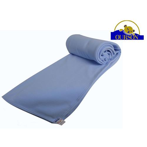 Couverture Polaire Thermotec Ourson 450 Gr Bleuet 180x220