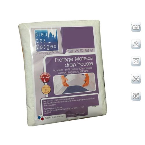 Protège Matelas Imperméable Anouck Bouclette 140x190