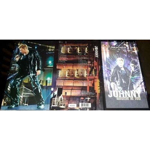 Johnny Hallyday Allume Le Feu Coffret 3 Cd Hc150 Tres Rare