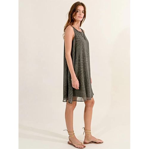 Robe Molly Bracken Woven Dress Ladies Khaki Jena Vert