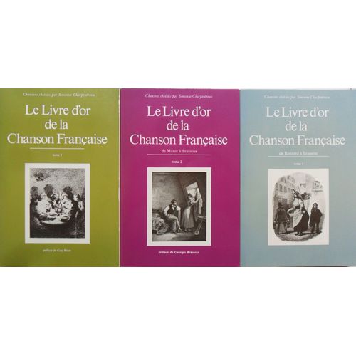 Le Livre D'or De La Chanson Française - Tome 1, 2 Et 3