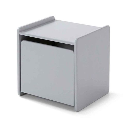 Table De Chevet Enfant "Kiddy" 40cm Gris