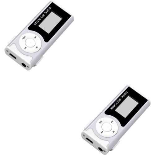 2 Pièces Mini-Lecteur Mp3 LED Lampe De Poche