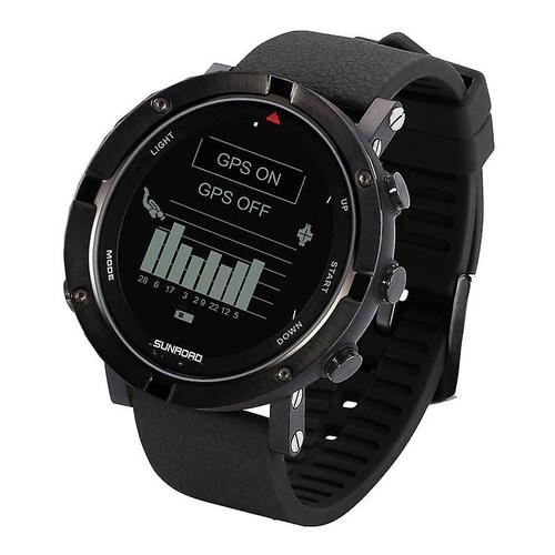 Gps Montre De Sport De Plein Air Pour Hommes Fréquence Cardiaque Course À Pied Natation Triathlon Boussole De Pression D'air Montre Étanche Xuluo