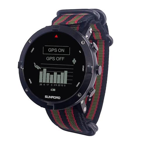 Gps Montre De Sport De Plein Air Pour Hommes Fréquence Cardiaque Course À Pied Natation Triathlon Boussole De Pression D'air Montre Étanche Xuluo