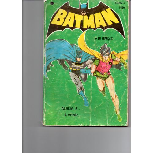 Batman Album 4 En Français Origine Canada/Belgique