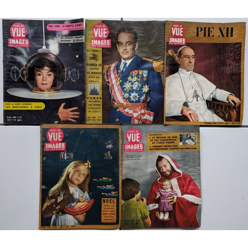 Lot De 5 Point De Vue Images Du Monde N° 338, 339, 340, 341, 342 - Nov Déc 1954