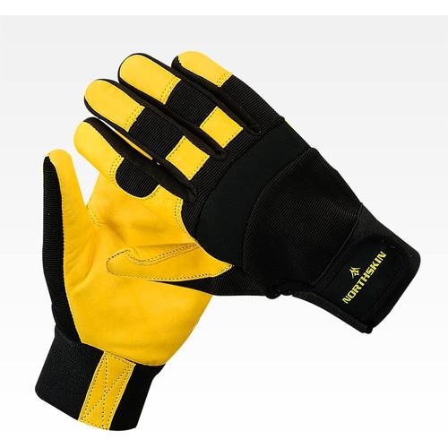 Robuste résistant aux épines Jardinage Respirant Protection Utilitaire Cuir Performance de soudage Charpentier Sécurité d'hiver Gants de travail Mécanique Conduite Cadeau de Noël pour Hommes Femmes