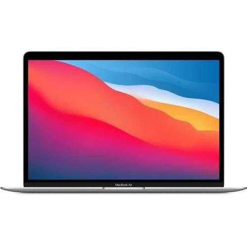Apple - 13,3" MacBook Air (2020) - Puce Apple M1 - RAM 16Go - 256Go - Argent - AZERTY - Reconditionné - Etat correct