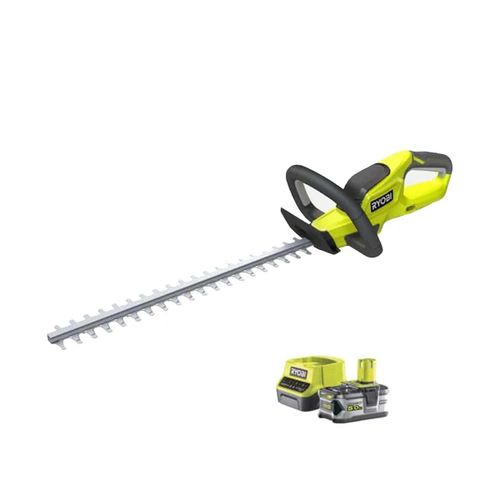 Pack RYOBI Taille-haies 18V One+ OHT1845 - 1 batterie 5.0Ah - 1 chargeur rapide 2.0Ah RC18120-150