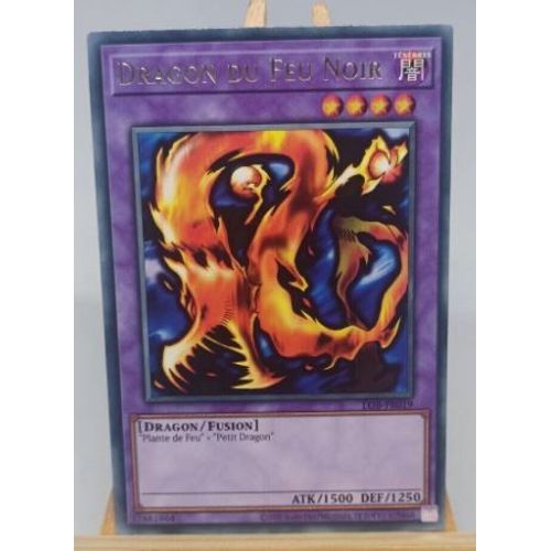 Yu Gi Oh Lob Fr019 Dragon Du Feu Noir Rare