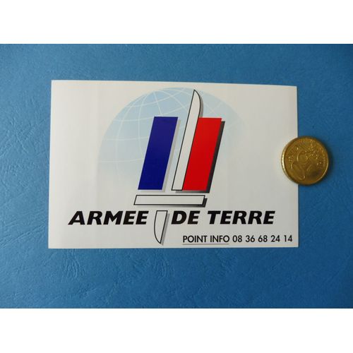 Insigne / Autocollant Armee De Terre / Original