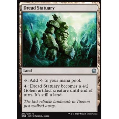 Statuaire De L'effroi ( Dread Statuary ) - Magic Mtg - Worldwake Vf Mint 135 - U