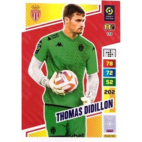 173 Thomas Didillon - As Monaco - Carte Panini Adrenalyn Xl 2023-2024 Ligue 1