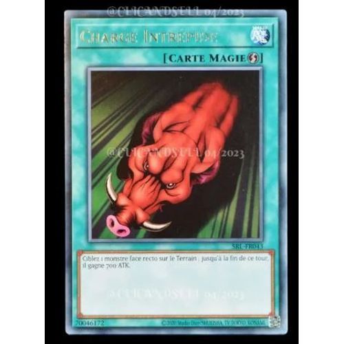 Yu Gi Oh Srl Fr043 Charge Intrepide Rare