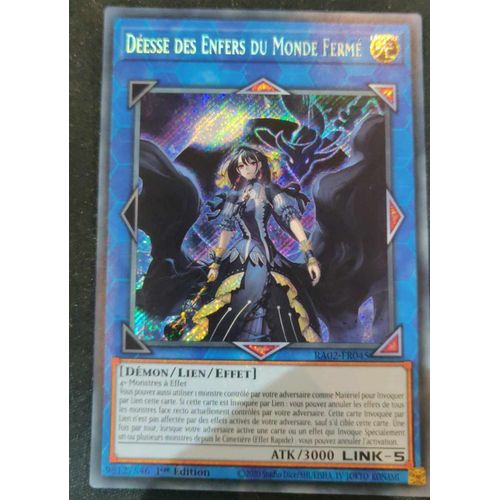 Yu Gi Oh Ra02 Fr045 Déesse Des Enfers Du Monde Fermé Secrète Rare