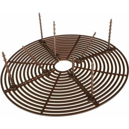 Plant Protection Pot Grid Flower Protection Frame Set Baby Safety Plant Protector 19Cm Brown
