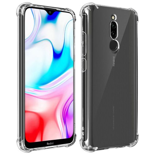 Coque Xiaomi Redmi 8 / 8a Silicone Flexible Bumper Résistant - Transparent