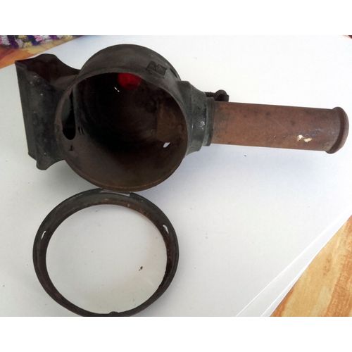 Ancienne Lanterne Lampe Phare À Bougie Pour Calèche, Fiacre Ou Vélo