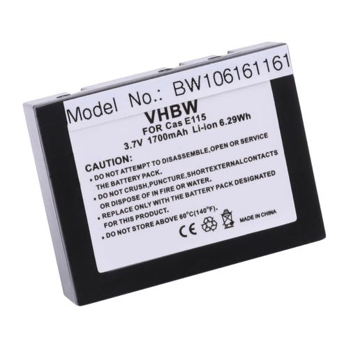 Batterie Li-Ion 1700mah Compatible Pour Casio Cassiopeia E-100 / E-100g / E-105 / E-105g / E-115 / E-115g / E-125 / E-125g / E-125csc / E-500