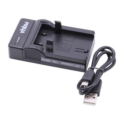 vhbw Chargeur USB de batterie compatible avec Nikon CoolPix E880, 775, 800, 885, 995, 4300, 4500 batterie appareil photo digital, DSLR, action cam