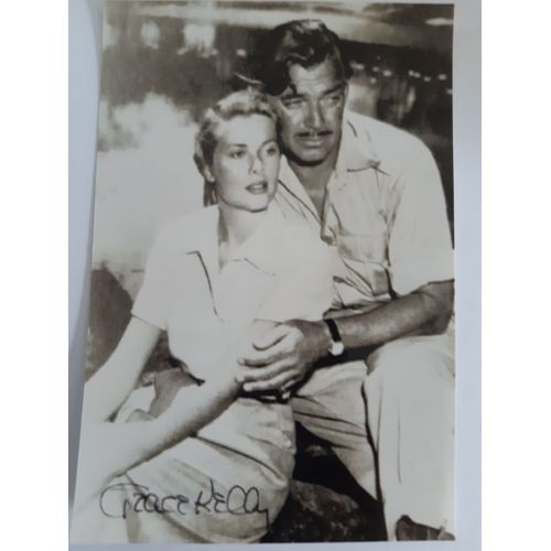 Photo Grace Kelly - Clark Gable - Mogambo