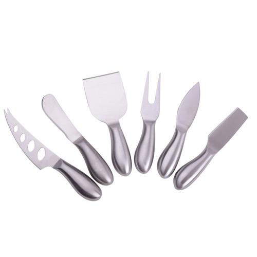 6-Piece Cheese Knives with gift box, Stainless Steel Cheese Knife Collection, for Birthday/Thanksgiving/Christmas