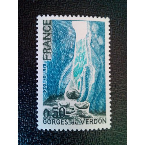 Timbre France Yt 1996 Gorges Du Verdon 1978 ( 060704 )