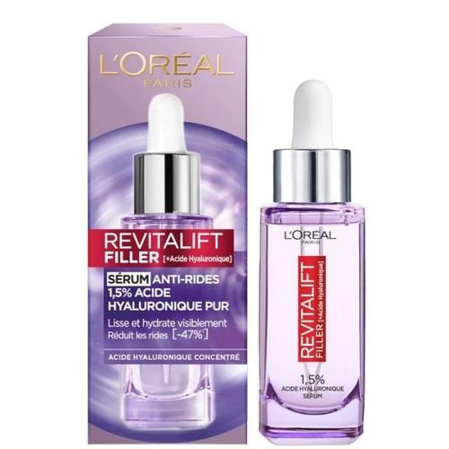 Revitalift Filler - L'oréal Paris - Sérum Anti-Rides Acide Hyaluronique Concentré - Pipette 30 Ml 