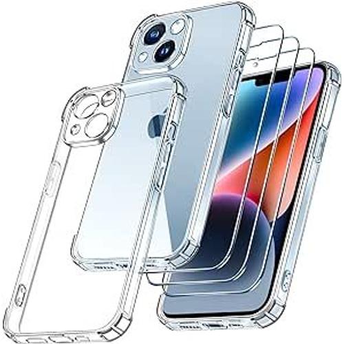 Coque Magsafe Iphone 15 2 Verres Trempés 1 Protection Caméra Ghl Tech